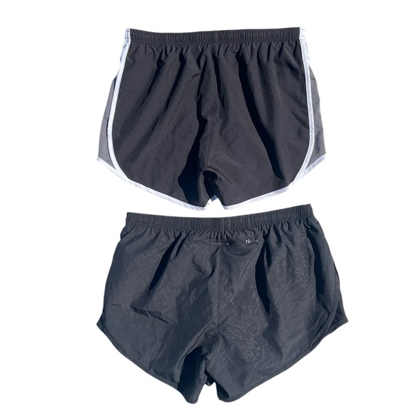 Nike running shorts bundle athletic gym workout run black elastic small - Picture 4 of 7